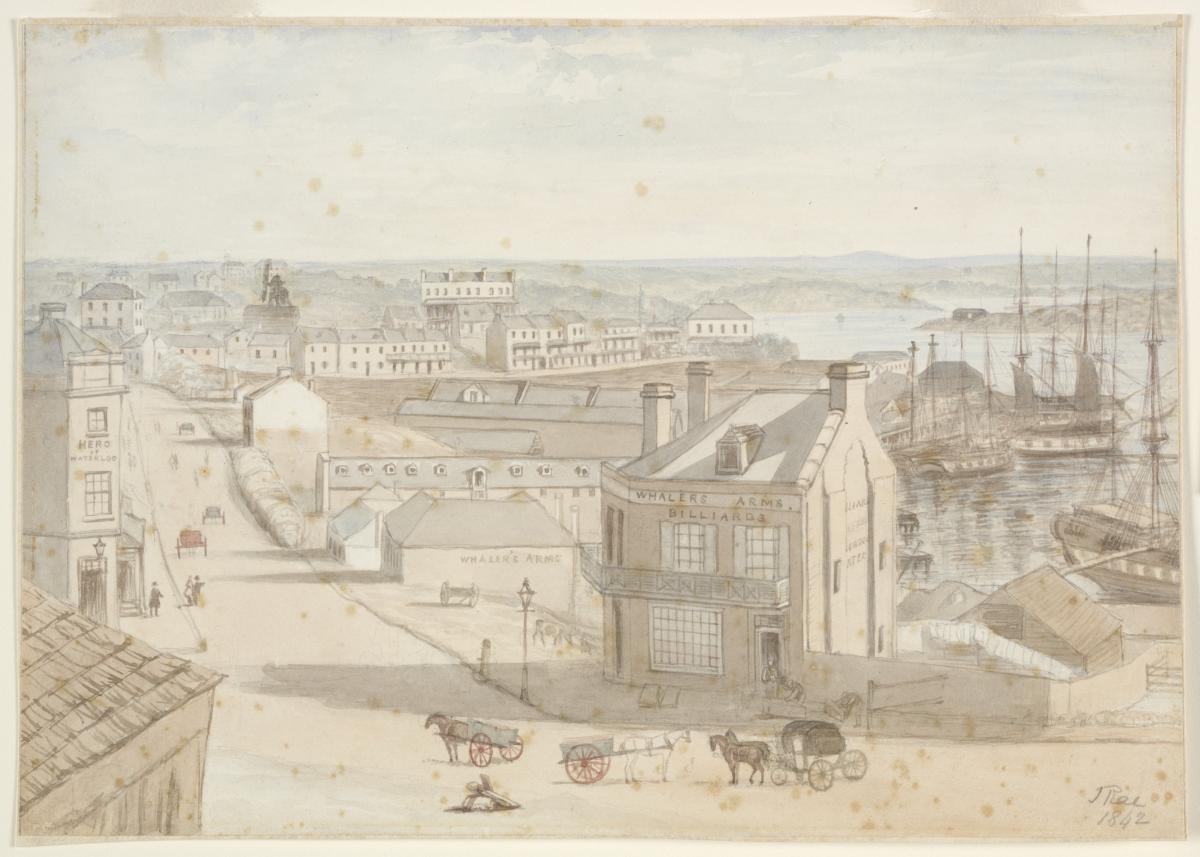 Miller's Point from Flagstaff Hill, 1842 / John Rae